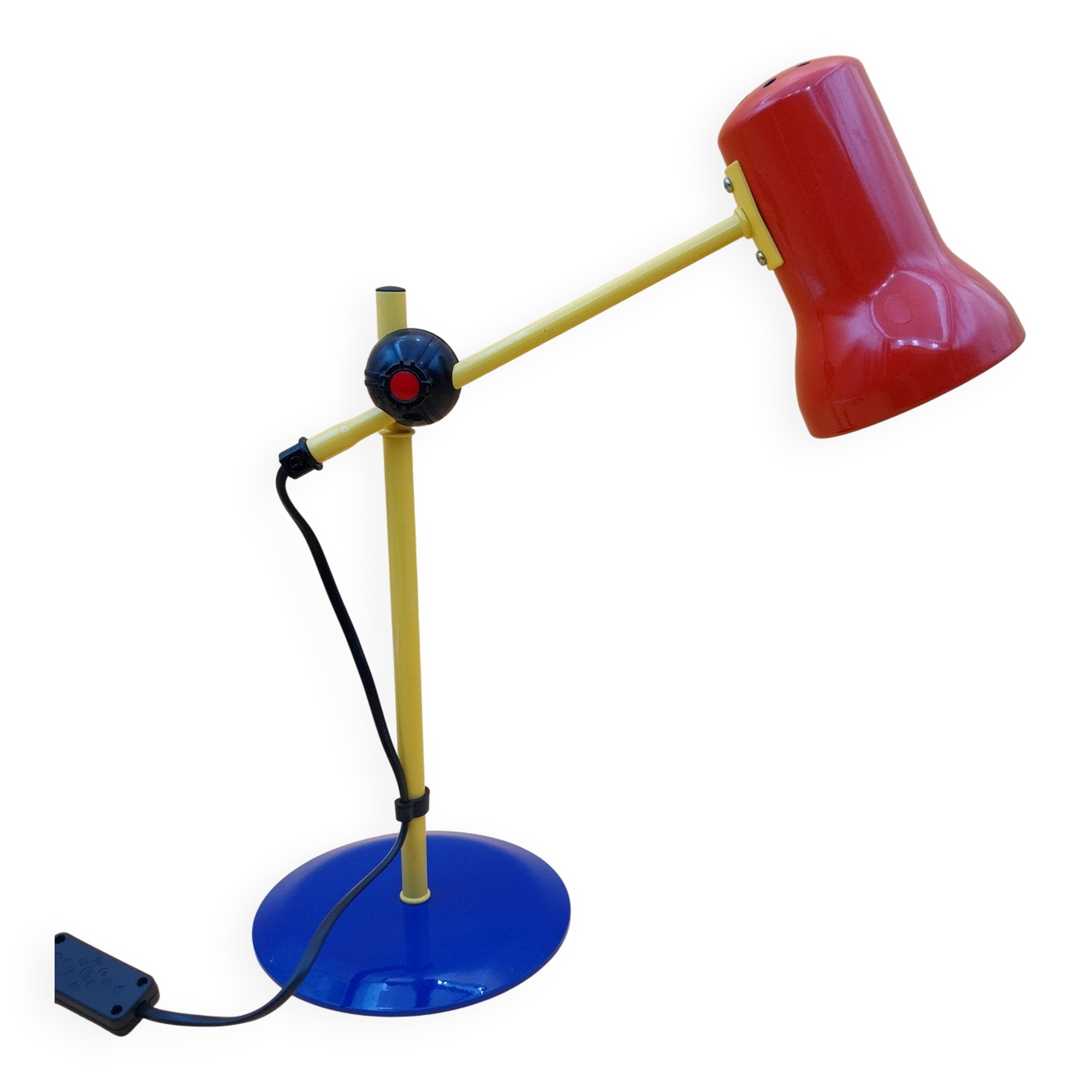 Mathias lamp Memphis design vintage multicoloured metal