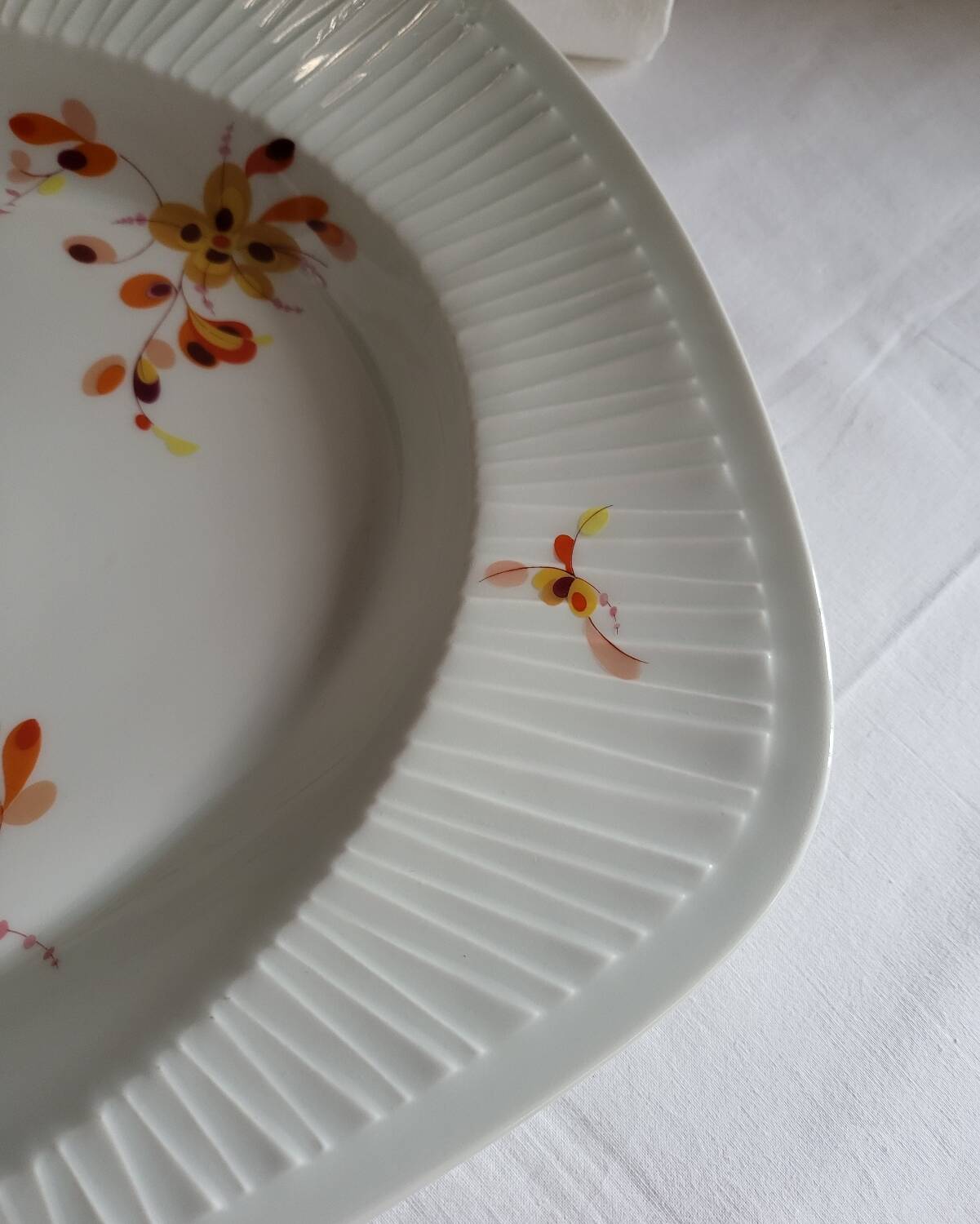 Grand Plat de Service en Porcelaine Haviland France Limoges