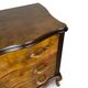 Commode italienne Art déco en loupe de noyer, années 1940-50