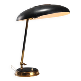 Lampe vintage en aluminium design Oscar Torlasco Italie années 1960