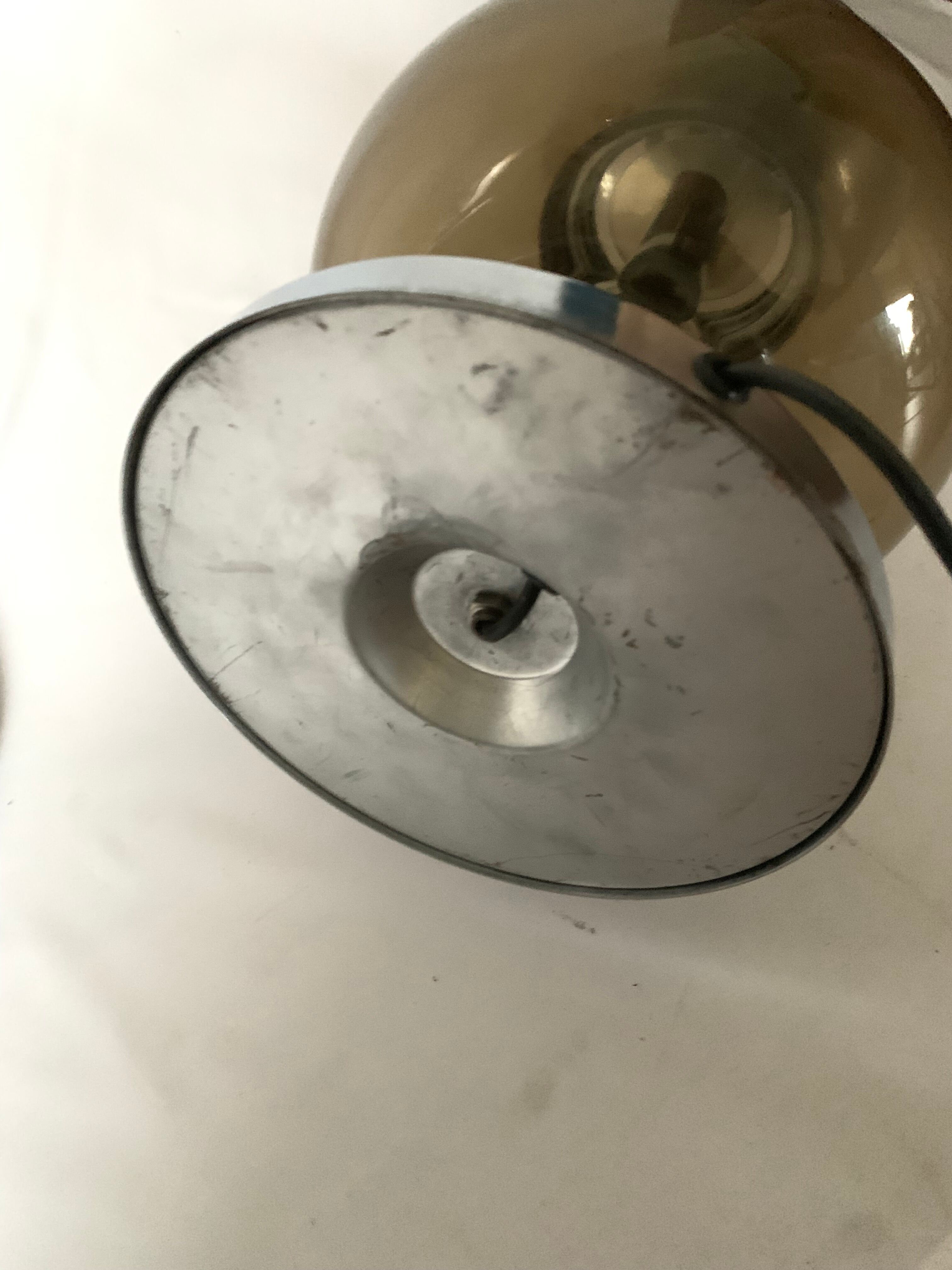 Lamp foot Glass and metal balls