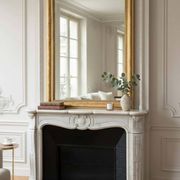Louis Philippe fireplace mirror 89 cm x 120 cm
