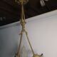 Antique bronze chandelier in Louis XV style