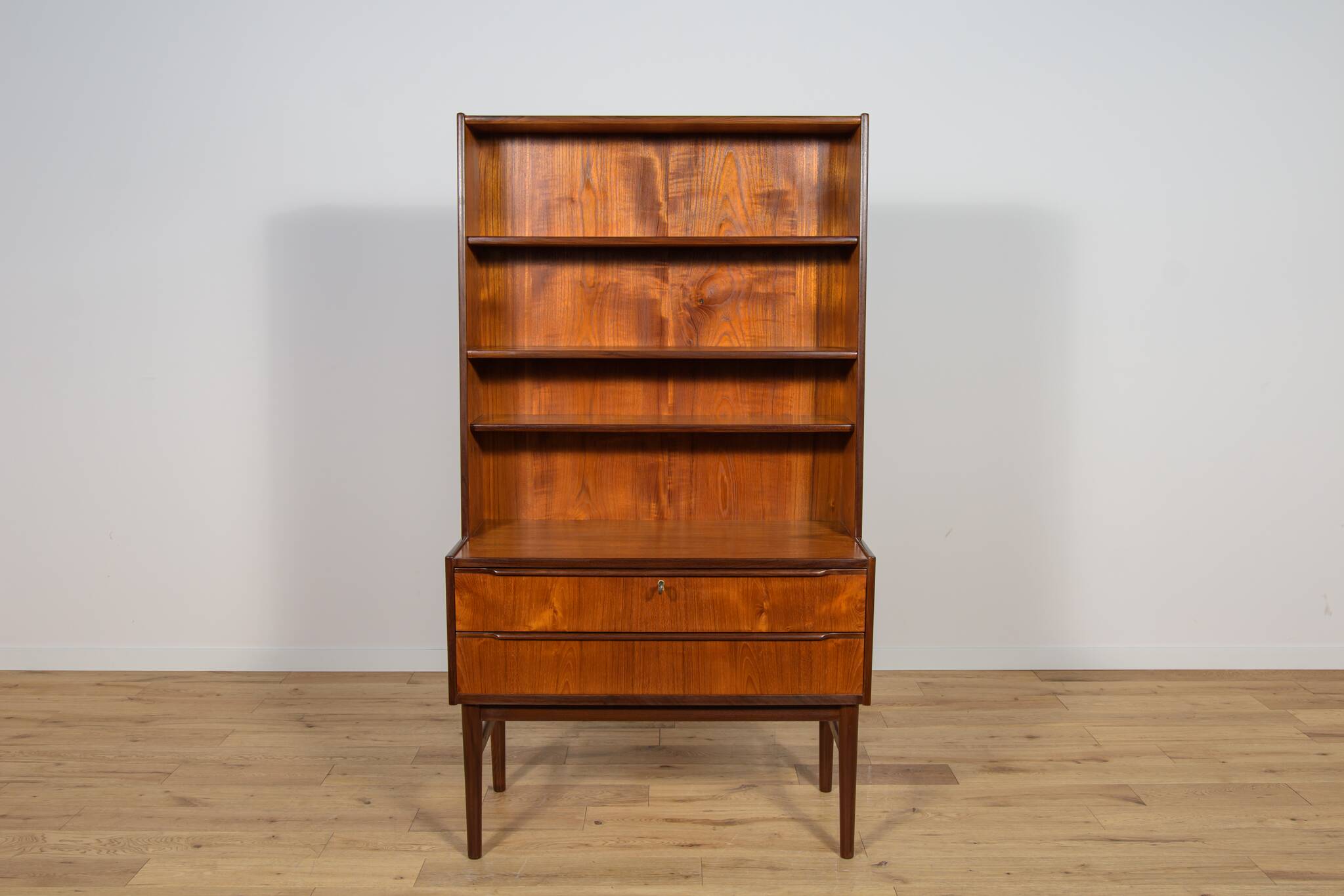 Mid-Century Teak Shelf, Denmark, 1970s