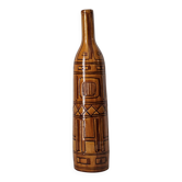 Vase bouteille italien signé, 1950-60
