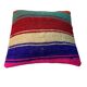 Vintage turkish kilim cushion cover , 40 x 40 cm