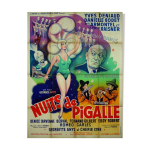 Affiche cinéma originale 1959