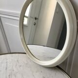 Oval plastic mirror 70s