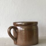 Grand mug en grès vernissé
