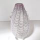 Vase en verre de Murano lilas et transparent par Alberto Donà, Italie