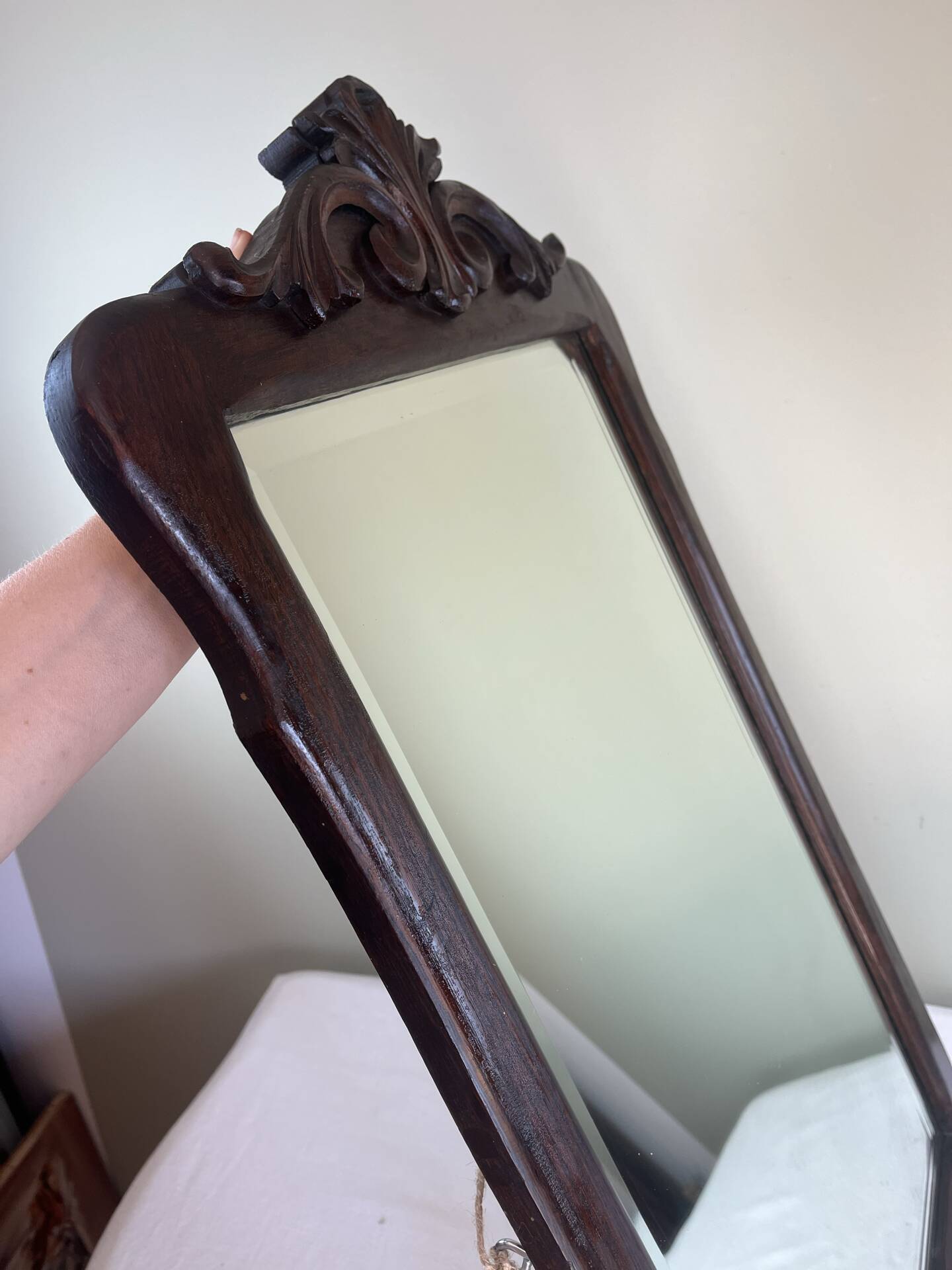 Walnut mirror Napoleon III