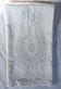large sheet 2m25 x 3m, 19th-century Richelieu embroidery, monogrammed MG