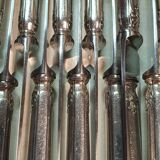 Housewife 64 pieces stainless steel and silver metal nogent