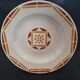 Opaque porcelain deep plate from Gien