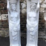 Pair of caryatids