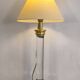 Elegant column lamp signed "Le Dauphin" vintage 70s/80s.