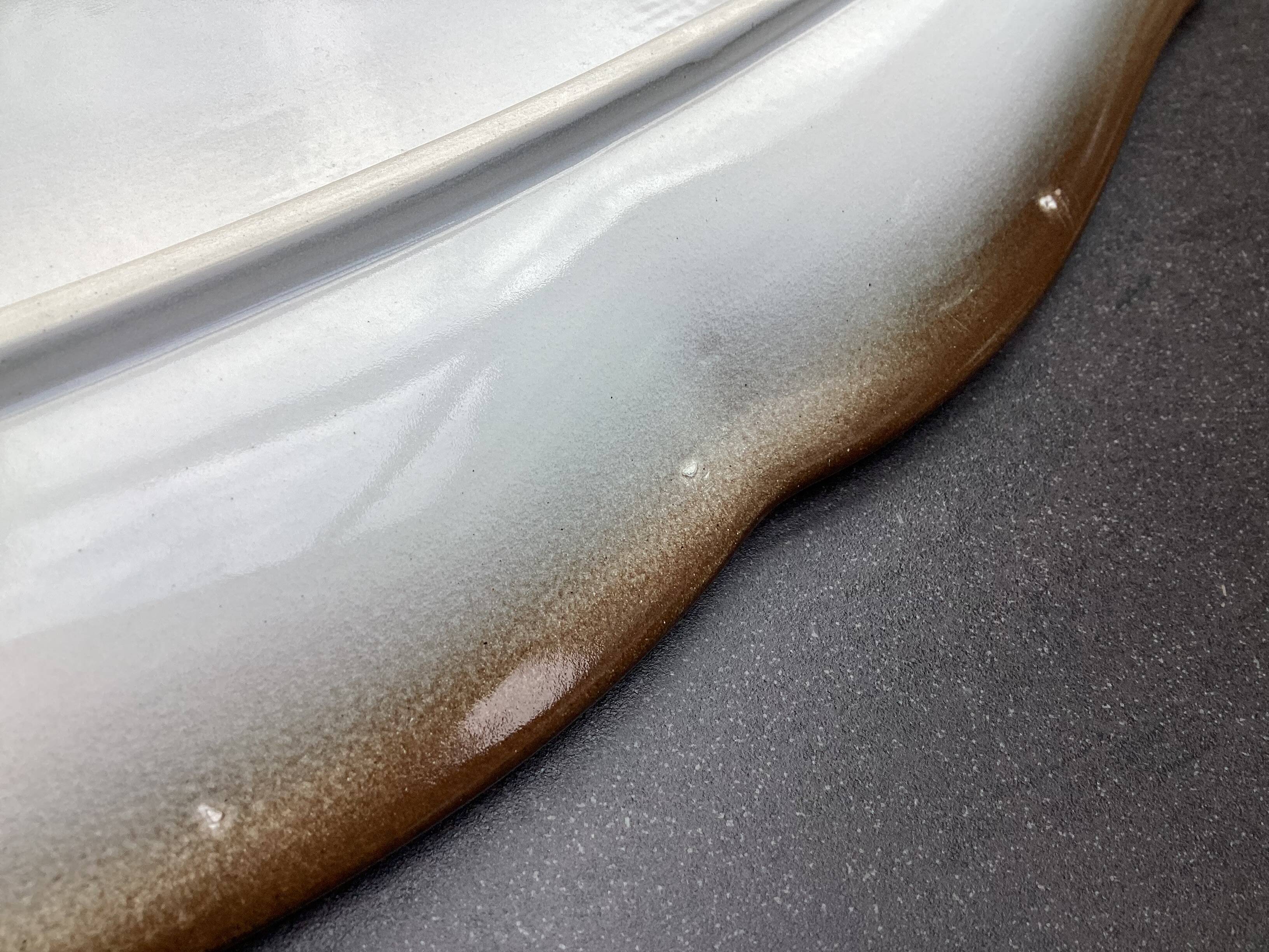 Salins earthenware fish dish