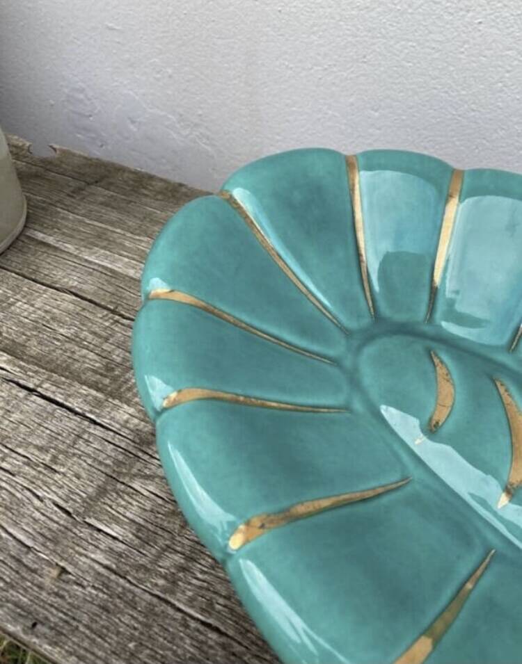 Vide poche art déco en céramique