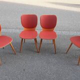 4 Baumann chairs n°800 by Max Bill