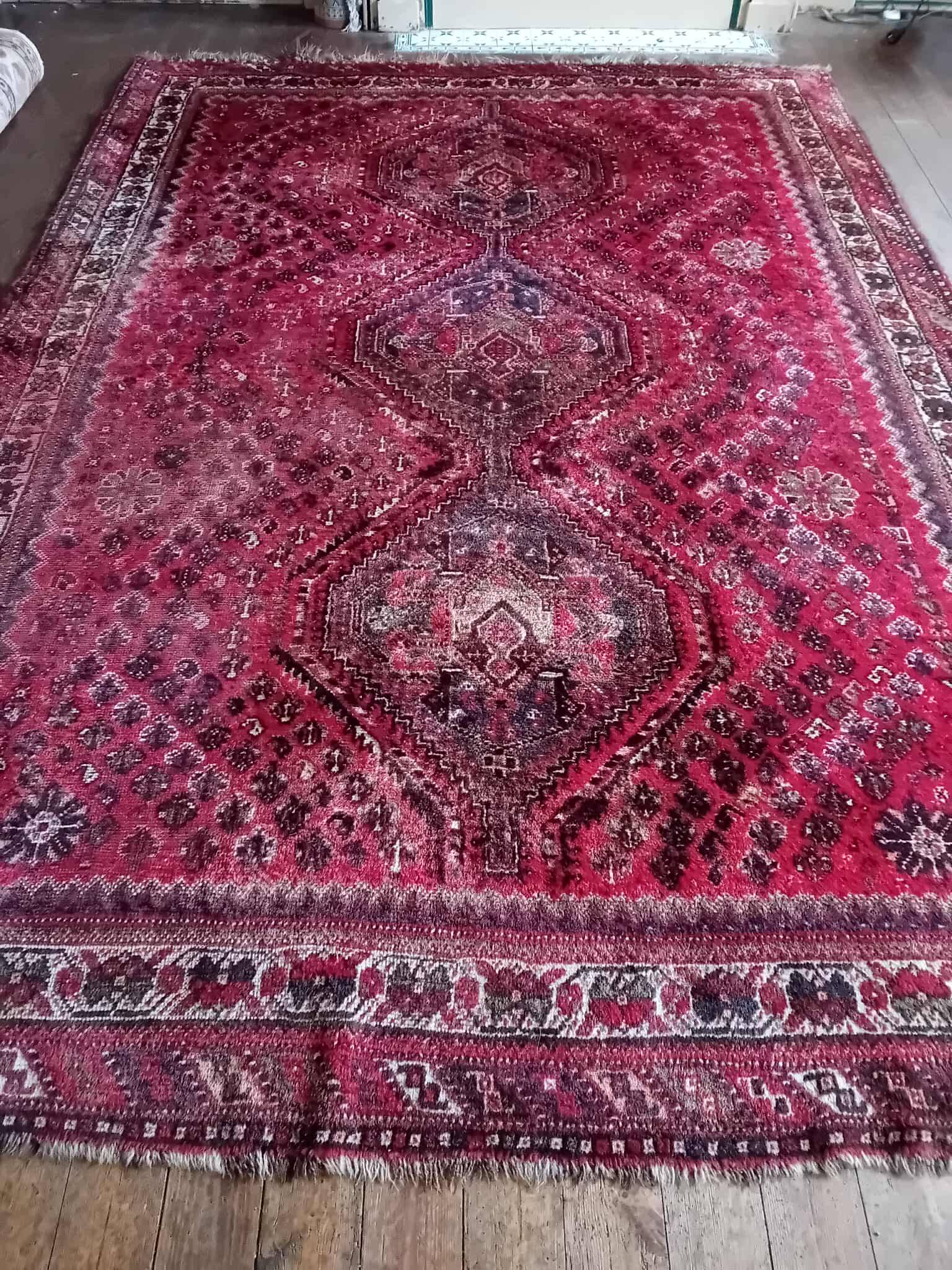 Tapis Persan Qashqaï fait main 315x222cm