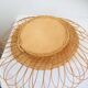 Vintage rattan mirror  50x55cm