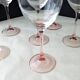 6 water glasses or large stem glasses Luminarc Model "Rose"