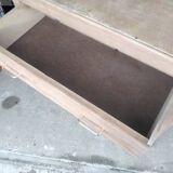 Sanded wooden chest of drawers