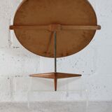 Mirror by Uno and Osten Kristiansson edition Luxus Sweden circa 1960 49x52cm