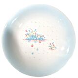 3 assiettes Primula décor Myosotis