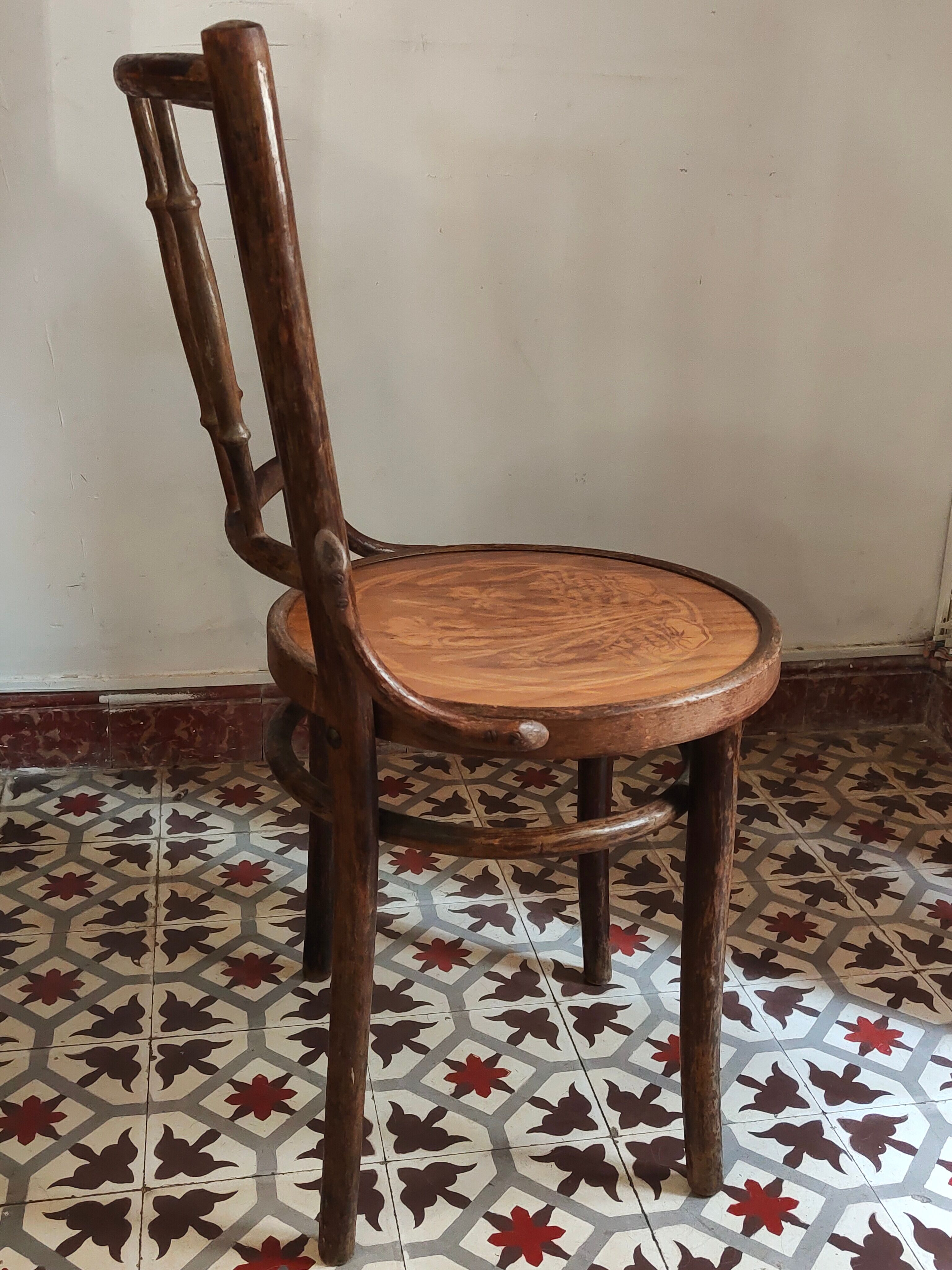 Suite of 5 Chairs bistrot