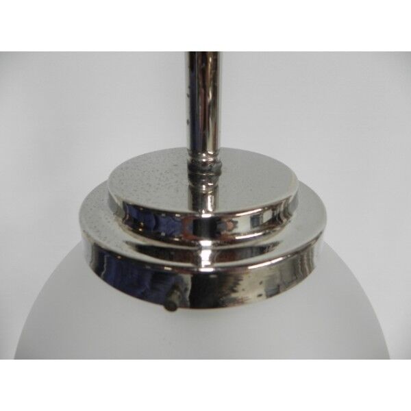 Suspension Art deco with glass globe