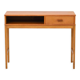 Vintage teak console with drawer