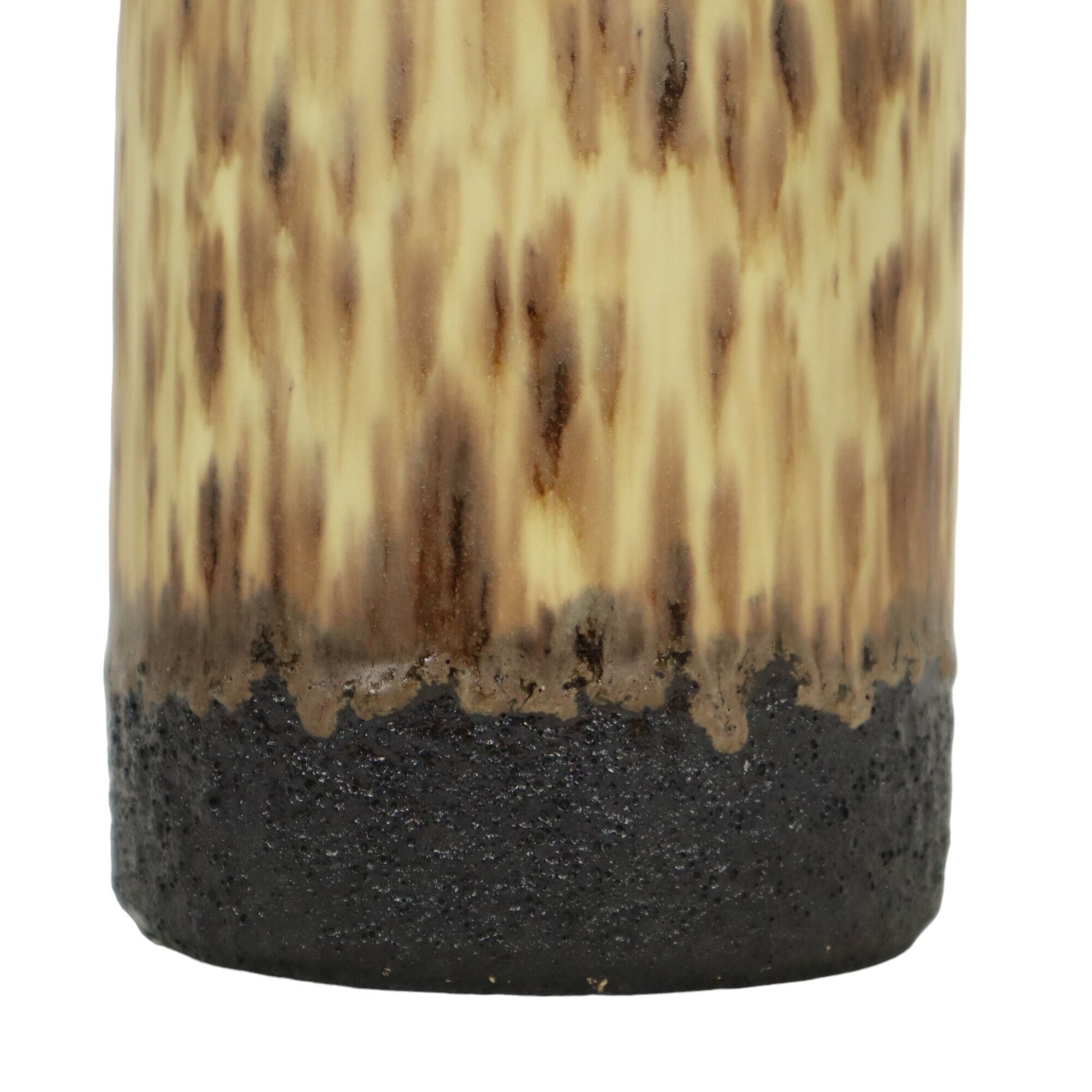 Fat Lava Vase XL Scheurich West Germany Pottery Beige Kuch 412-47