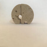 Fratelli Manelli travertine elephant sculpture