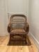 Vintage rattan armchair