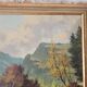 Oil Painting on Canvas Mountain Landscape Forest Vosges Signed S Capello