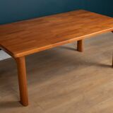 Restored Danish Solid Teak 1960s Retro Coffee Table