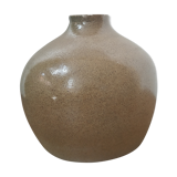 Vase rond en grès
