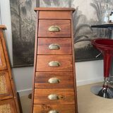 Exotic style pyramidal drawer column