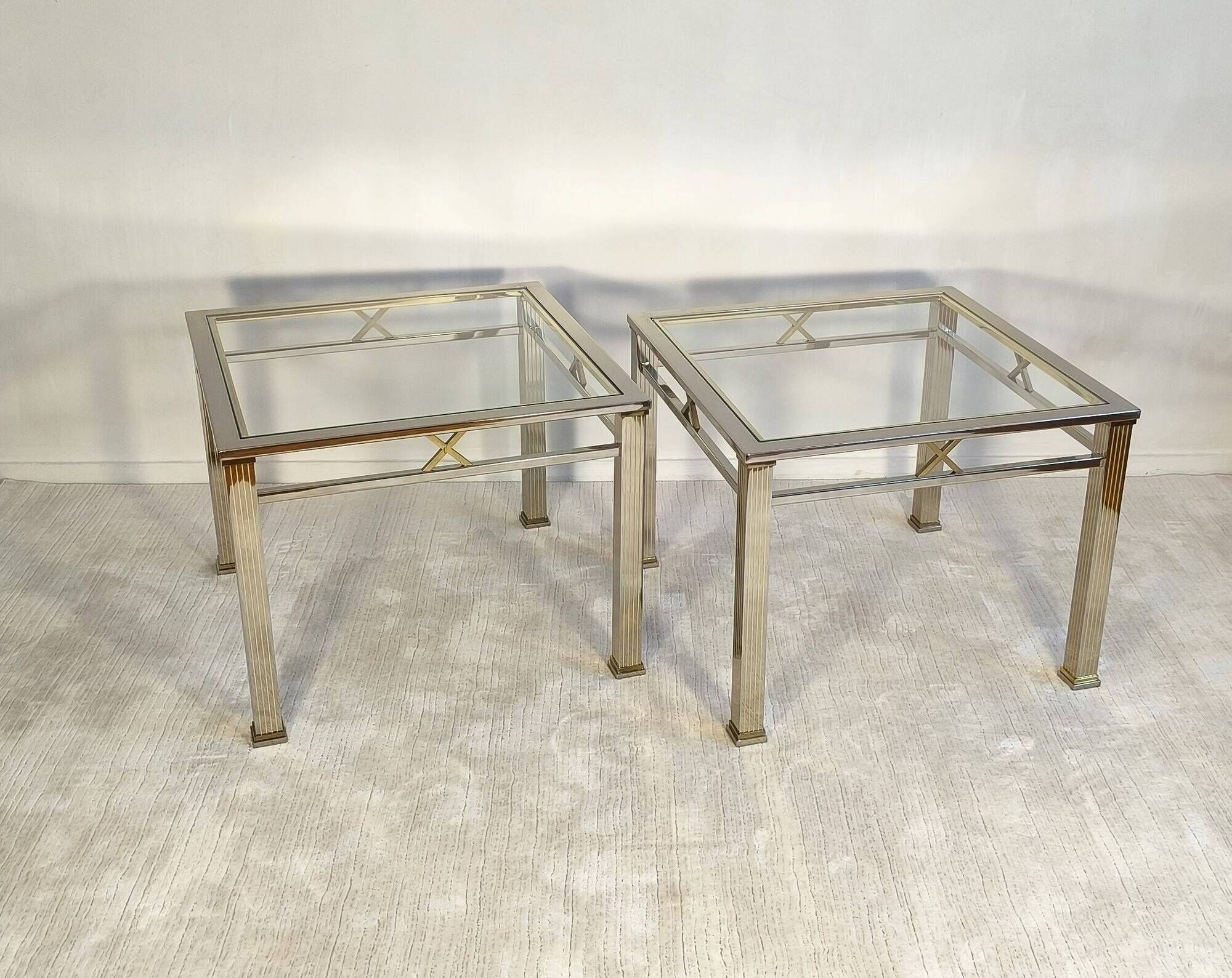 Magnificent pair of orsenigo italy coffee tables from the art deco collezione range