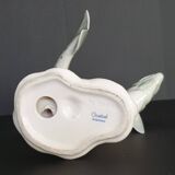 Goebel ceramic salmon numbered and signed Frobek (animal, fish)