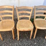 11 Chaises bistrot Horgen Glarus fabriqué signé en Suisse