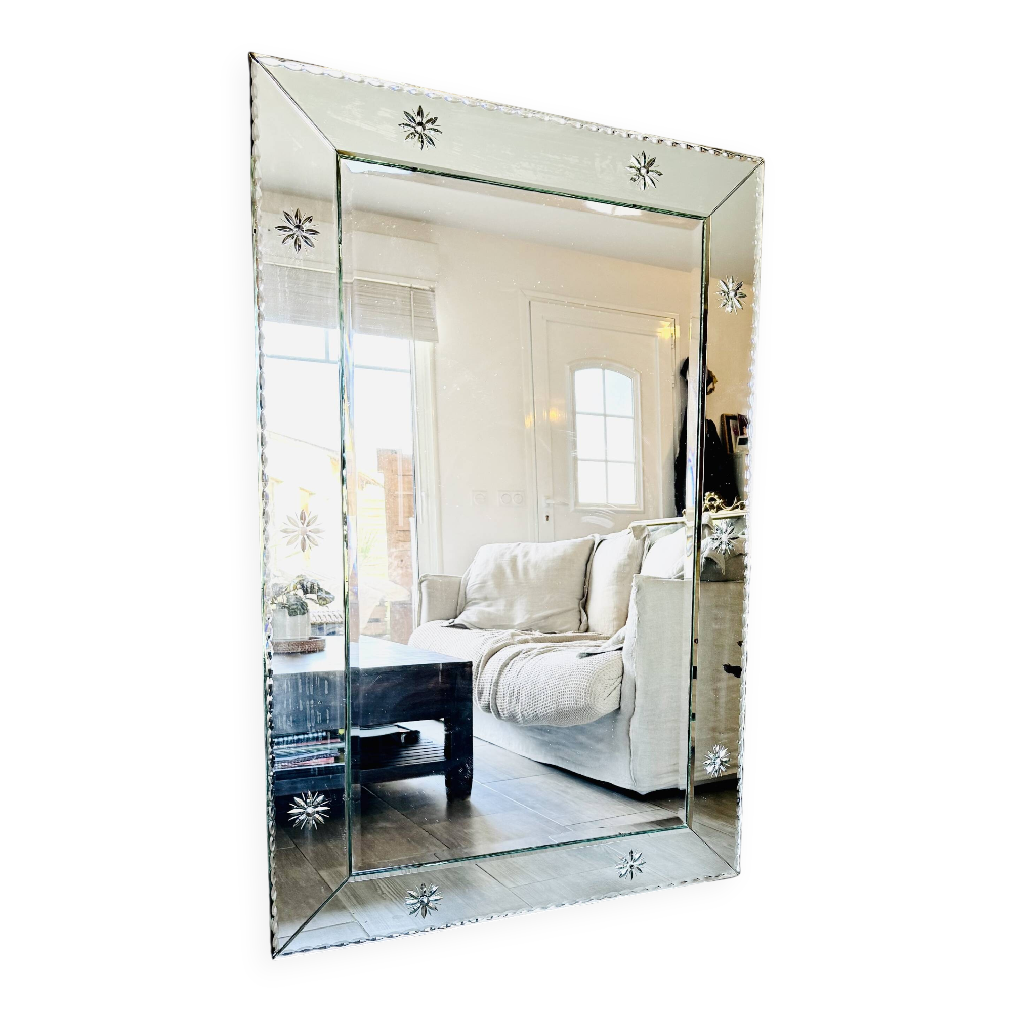 Very large Venetian mirror