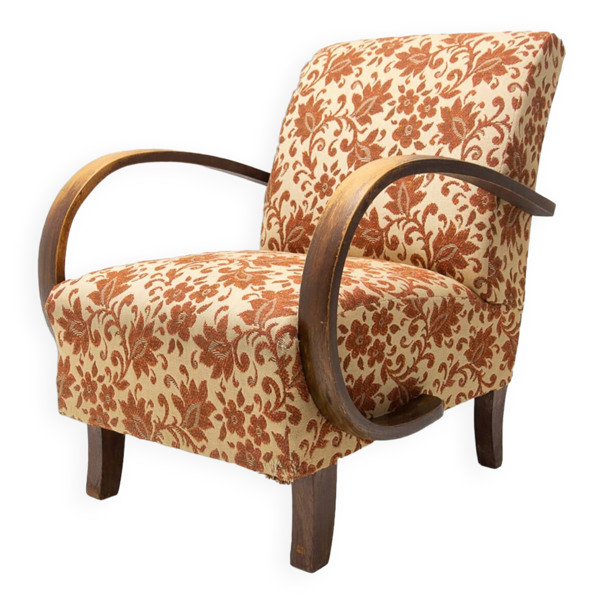 Mid century bentwood armchair by Jindřich Halabala for UP Závody, 1950´s