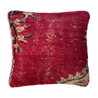 Housse de coussin de tapis turc vintage 45 x 45 cm