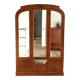 Art Nouveau Art Deco beech cabinet
