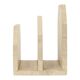 Vintage Travertine Natural Stone Magazine Rack – 1970s