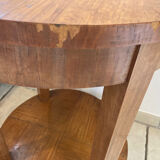 Round pedestal table art deco