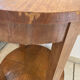 Round pedestal table art deco