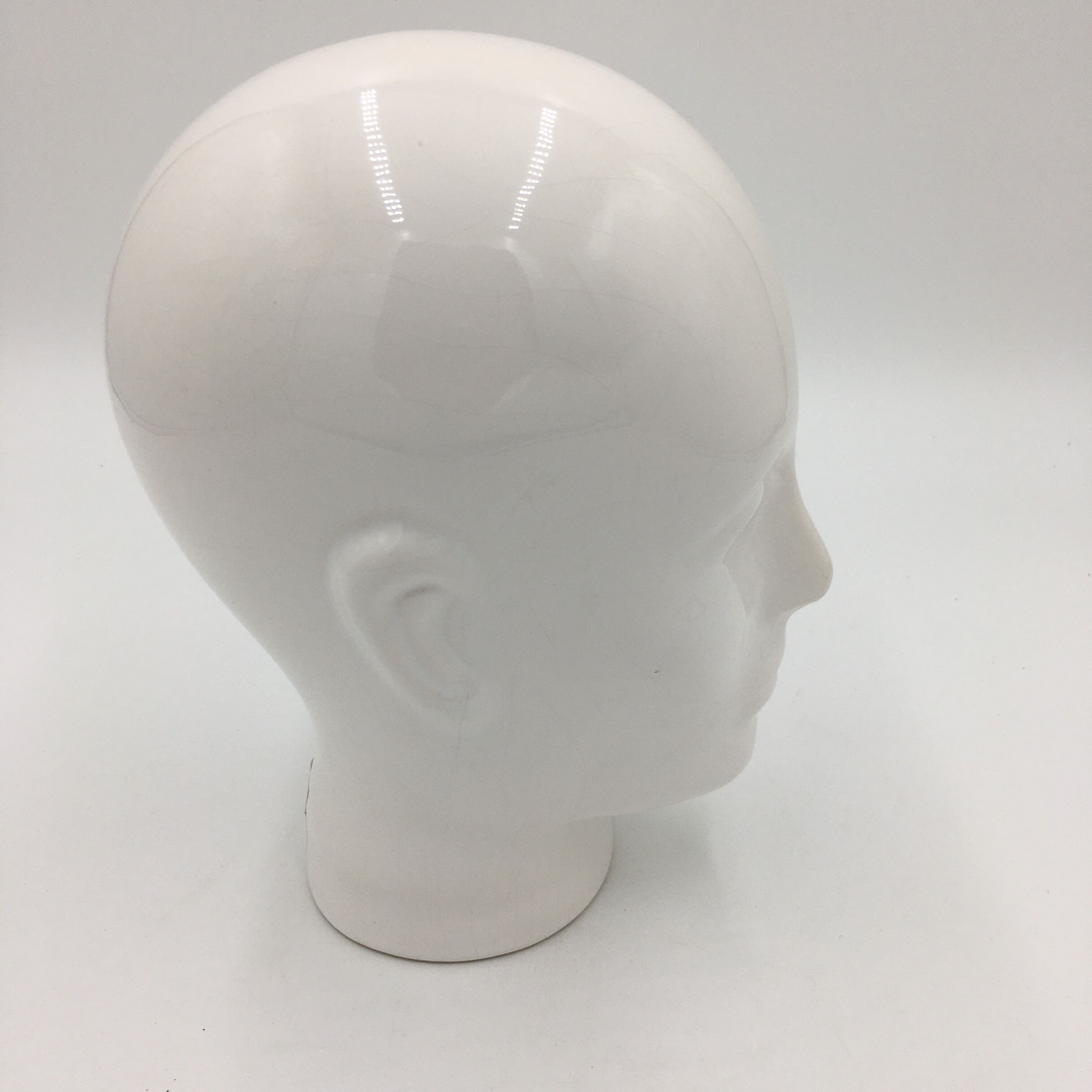 Vintage ceramic hat head